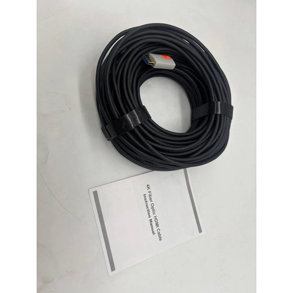 Active Optical HDMI Cable 30m 4K Fiber Optic (approx. 100 ft) FOR PS5 PC TV ARC